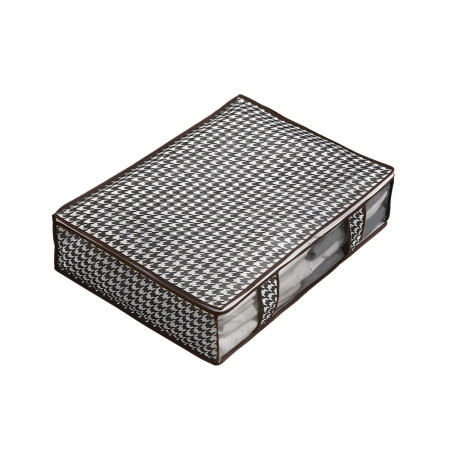 Husa depozitare MB-008S, pliabila, alb + negru, 60 x 45 x 15 cm