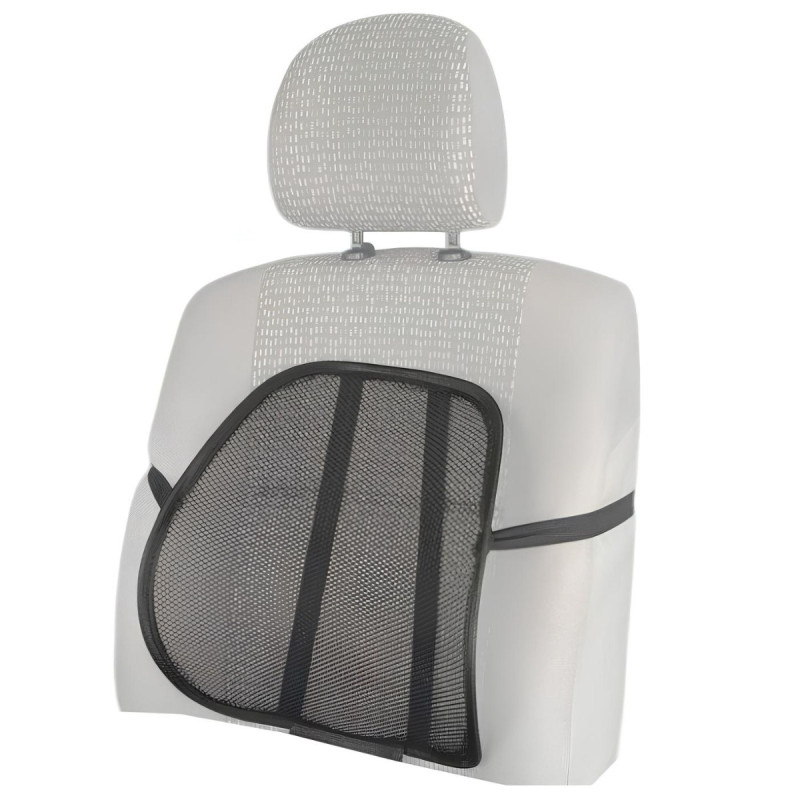 Husa scaun auto, tip suport lombar, universal, mesh, negru