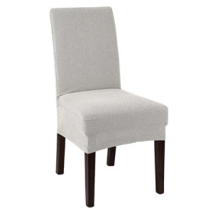 Husa universala pentru scaun, spandex, crem