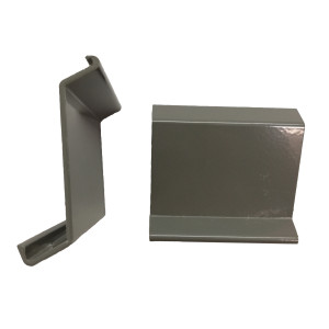 Imbinari profil picurator pentru balcon / terasa, Profiline, aluminiu, gri, RAL 7037, set 2 bucati