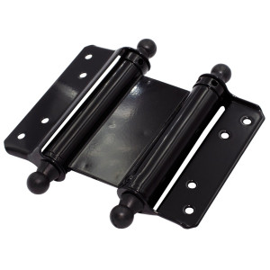 Balama batanta cu arc, pentru usi / porti, 93730, otel, negru, 125 mm