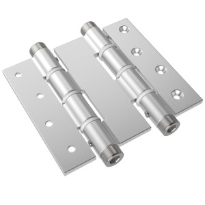 Balama batanta, pentru usi, aluminiu, argintiu, 120 x 133 mm