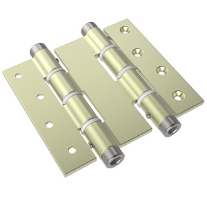 Balama batanta, pentru usi, aluminiu, auriu, 120 x 133 mm
