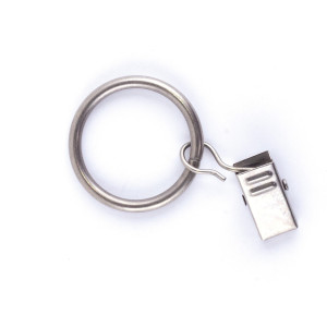 Inel galerie, cu clema, metal, inox, 16 mm, 10 buc / set