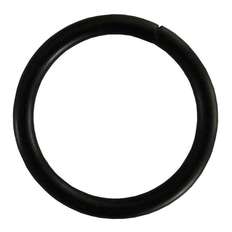 Inel galerie, metal, negru, 19 mm, 10 buc / set