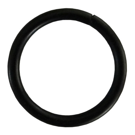 Inel galerie, metal, negru, 19 mm, 10 buc / set