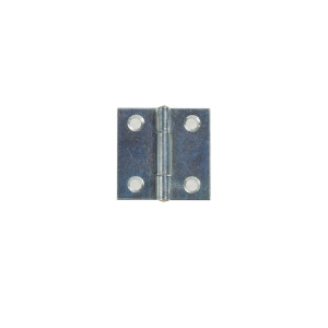 Balama cu aripi plane, pentru mobila, din tabla zincata, 25 x 22 mm