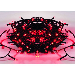 Instalatie brad Craciun, Hoff, 180 LED-uri rosii, 17.9 m, controler, interior / exterior