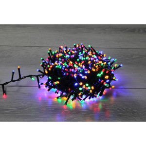 Instalatie brad Craciun snake, Hoff, 560 LED-uri multicolore, 11 m, controler, interior / exterior