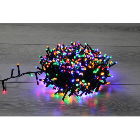 Instalatie brad Craciun snake, Hoff, 560 LED-uri multicolore, 11 m, controler, interior / exterior