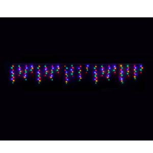 Instalatie turturi Craciun Hoff, 480 LED-uri multicolore, 11.2 x 0.5 m, interior / exterior