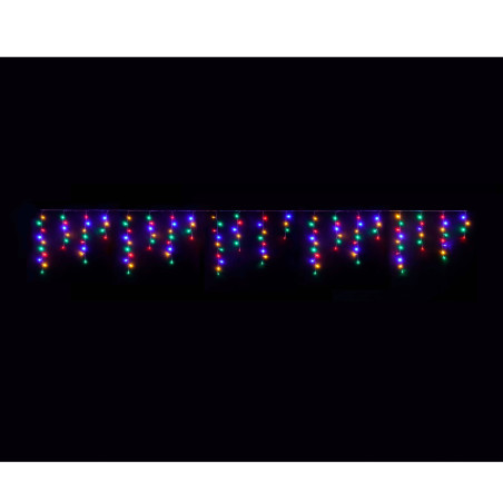 Instalatie turturi Craciun Hoff, 480 LED-uri multicolore, 11.2 x 0.5 m, interior / exterior
