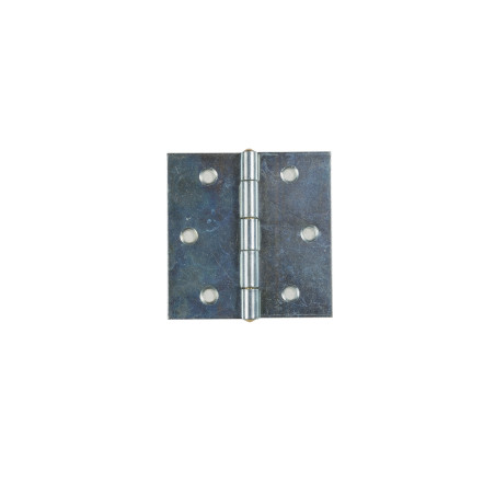 Balama cu aripi plane, pentru mobila, din tabla zincata, 60 x 60 mm