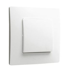 Intrerupator cap cruce Legrand Niloe 396462, incastrat, alb