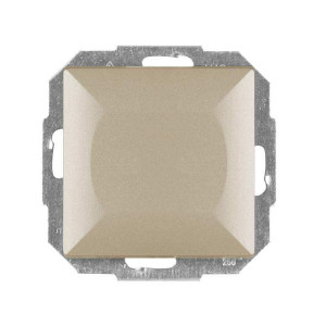 Intrerupator cap scara simplu Abex Perla WP-5P SA, incastrat, satin
