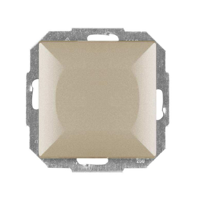 Intrerupator cap scara simplu Abex Perla WP-5P SA, incastrat, satin