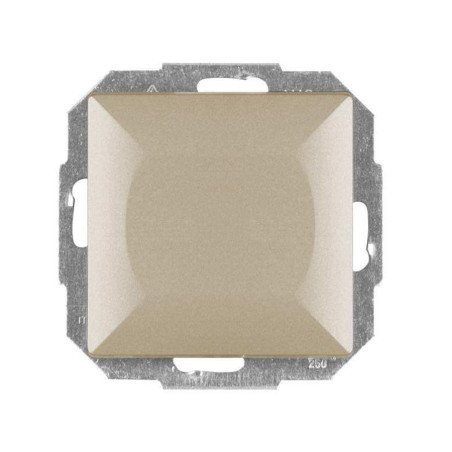 Intrerupator cap scara simplu Abex Perla WP-5P SA, incastrat, satin