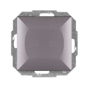 Intrerupator cu revenire Abex Perla WP-6P AN, incastrat, antracit