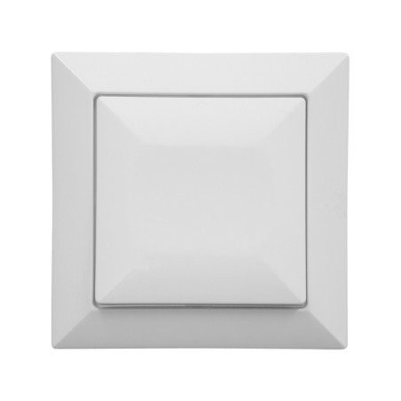 Intrerupator cu revenire Abex Perla WP-6P, incastrat, alb