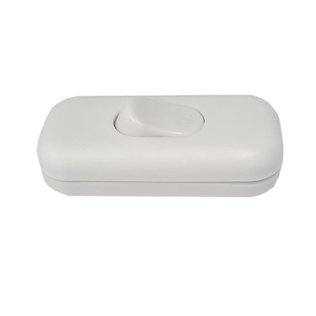 Intrerupator pe fir Adeleq 31-2086, pe fir, alb