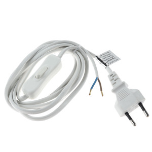 Intrerupator pe fir cu cablu 44538, 2.5A, 250V, 2 metri