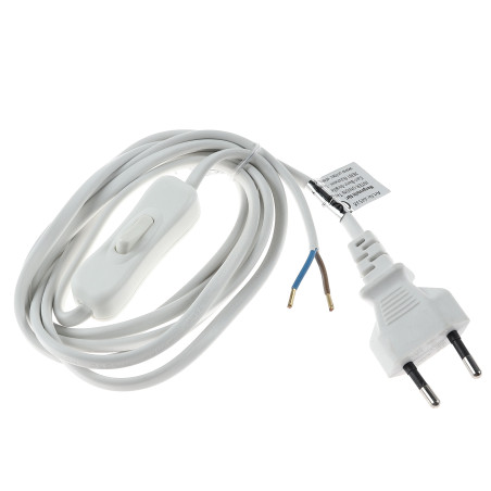 Intrerupator pe fir cu cablu 44538, 2.5A, 250V, 2 metri