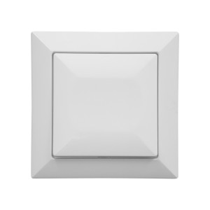 Intrerupator simplu Abex Perla WP-1P, incastrat, alb