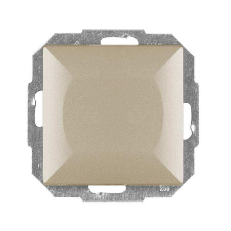 Intrerupator simplu Abex Perla WP-1P SA, incastrat, satin