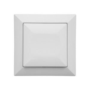 Intrerupator simplu iluminat Abex Perla WP-1P/S, incastrat, alb