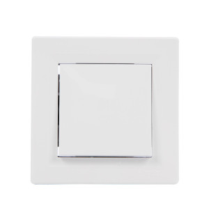 Intrerupator simplu Schneider Electric Asfora EPH0100121, incastrat, rama inclusa, alb