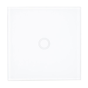 Intrerupator touch simplu cu indicator luminos, PNI SH101, incastrat, alb