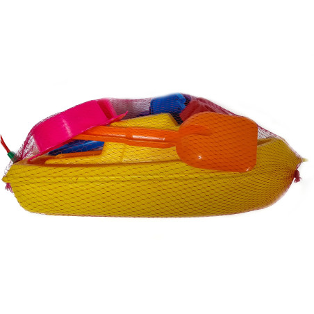 Jucarii pentru nisip vaporas, din plastic, set 6 bucati (1 buc 1 set)