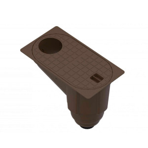 Kit camin scurgere burlan, maro, PP, A 15, 303 x 234 x 164 mm