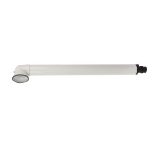 Kit evacuare condensare centrala termica Bosch, L 1000 mm, cu adaptor D 80/125 mm la D 60/100 mm
