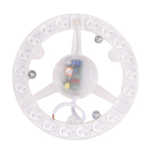 Kit modul LED Lohuis rotund, 10W, 1000lm + driver 15.3 cm, lumina rece 6500K