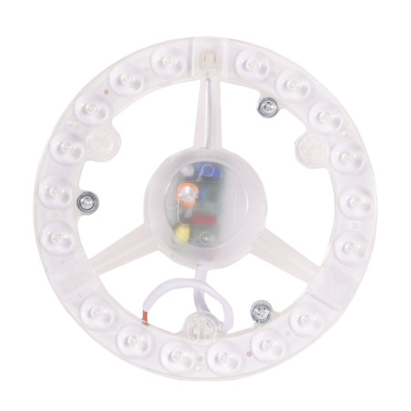 Kit modul LED Lohuis rotund, 10W, 1000lm + driver 15.3 cm, lumina rece 6500K