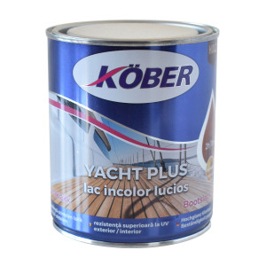Lac pentru lemn Kober Yacht Plus, incolor, interior / exterior, 0.75 L