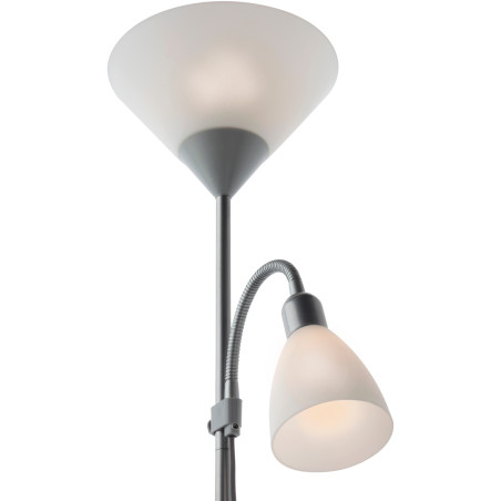 Lampadar Emy Plus 06-027, 1 x E27 + 1 x E14, 1790 mm, alb, modern