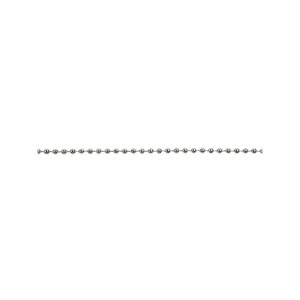 Lant din otel cromat, Vormann, pentru uz casnic, cu bile, argintiu, 3.6 mm