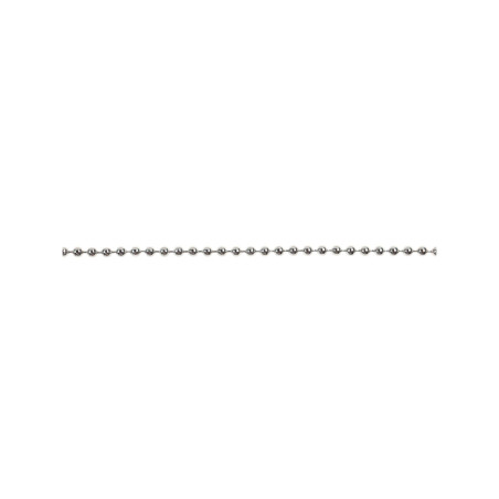 Lant din otel cromat, Vormann, pentru uz casnic, cu bile, argintiu, 3.6 mm