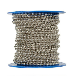 Lant din otel, Vormann, pentru uz casnic, cu bile, argintiu, 4.5 mm