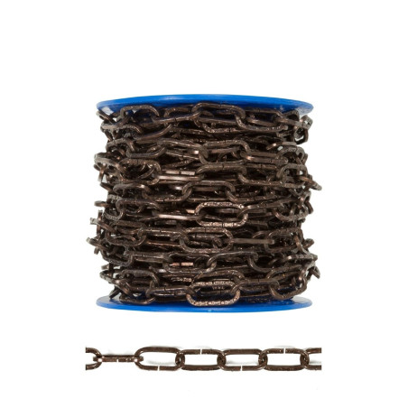 Lant din otel, Vormann, pentrun uz casnic / delimitari, cu za patrata, bronz, 3 mm