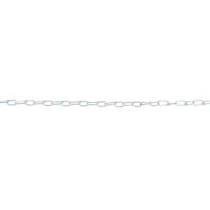 Lant din tabla galvanizata, Vormann, pentru delimitari / uz casnic, cu nod, argintiu, 1 mm