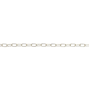 Lant din tabla, Vormann, pentru ceas, cu za ovala, auriu, 1.1 mm