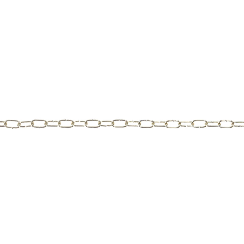Lant din tabla, Vormann, pentru ceas, cu za ovala, auriu, 1.1 mm