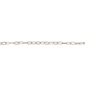Lant din tabla, Vormann, pentru uz casnic / delimitari, cu za patrata, auriu, 2 mm