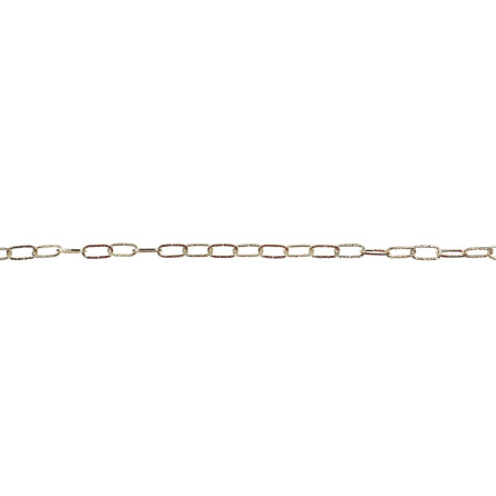 Lant din tabla, Vormann, pentru uz casnic / delimitari, cu za patrata, auriu, 2 mm