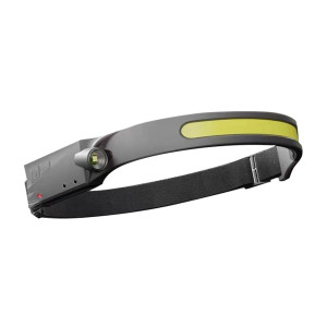 Lanterna frontala LED Hoff, cu senzor, 40 LED-uri XPE 1W + 1 LED COB 1W, 350lm, IP44, interior / exterior
