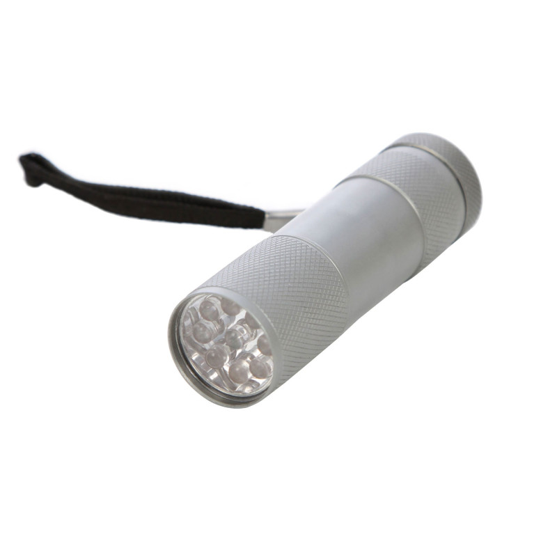 Lanterna LED Hoff, alimentare baterii (3 x AAA), 0.5W, 40 lm, aluminiu, IP65