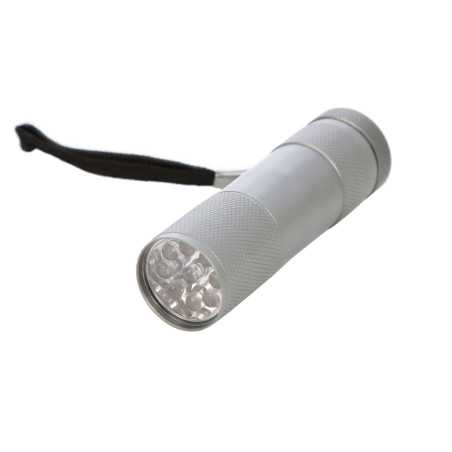 Lanterna LED Hoff, alimentare baterii (3 x AAA), 0.5W, 40 lm, aluminiu, IP65